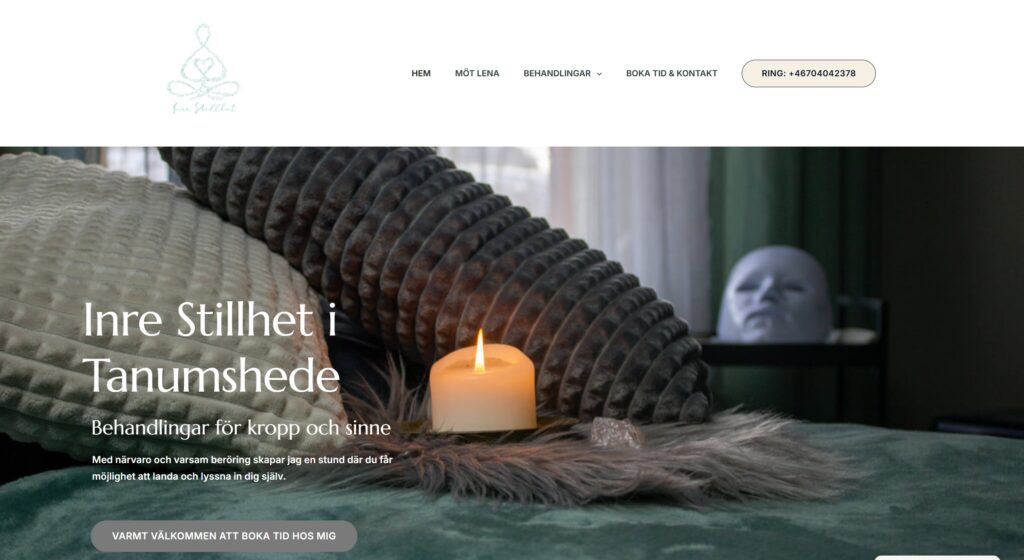 Exempel hemsida portfolio